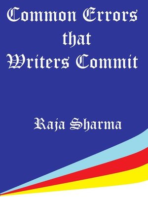 cover image of Common Errors that Writers Commit